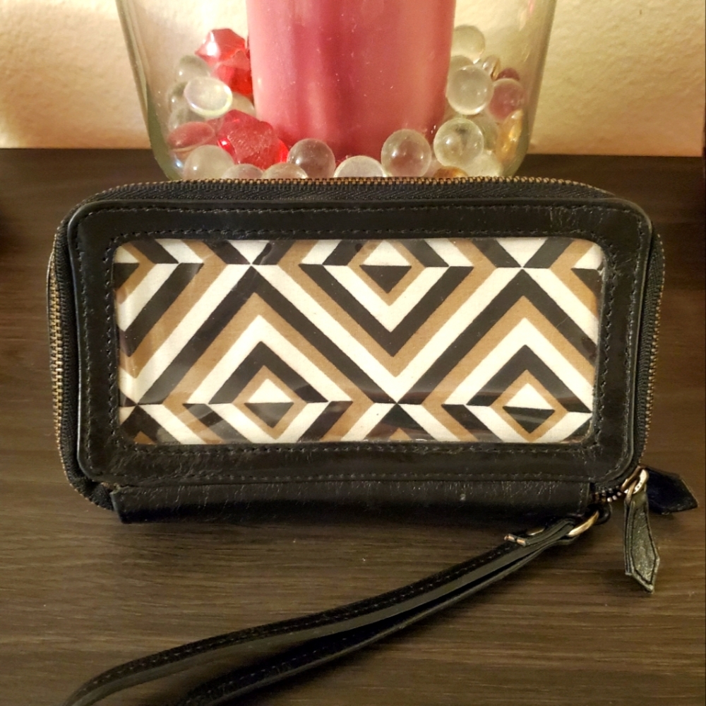 Latico Black Leather Wallet